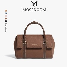 MOSSDOOM Cecilia Bag PU leather Shoulder For Women Simple Korean Fashion Coffee