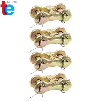 (Pack of 4) 1/4''-5/16'' Safety Clevis Chain Repair Link 4700 lbs Working Load G70