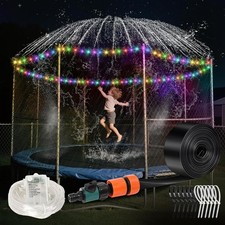 Universal Trampoline Sprinkler with LED Color Lights Trampoline Accessories