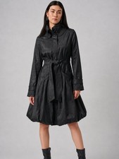 Joseph Ribkoff Bubble Hem Taffeta Coat Sz 8 B...