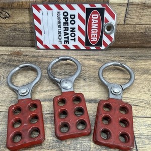Lot Of 3 Lockout Tags