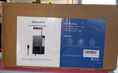 DEWENWILS Matter 300W Smart Landscape Lighting Transformer,120V AC to 12V/14V AC