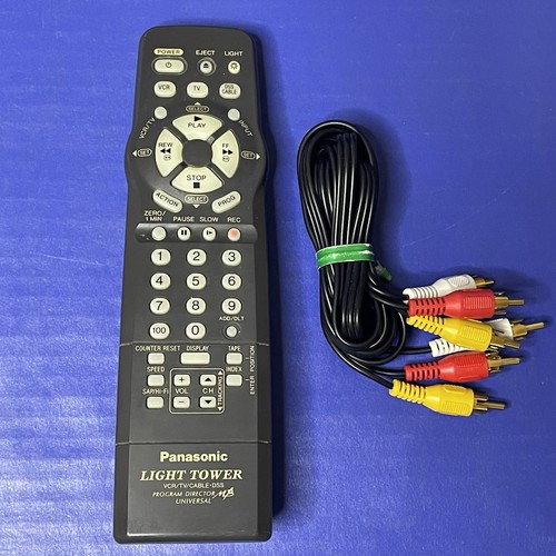 Panasonic Blue Line Omnivision VCR PV-9450 Remote Extras 4-Head Hi-Fi VHS Player - Picture 17 of 22