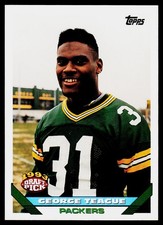 George Teague, 1993 Topps, #317, Green Bay Packers, RC