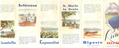 CATANIA RIVIERA DEL CYCLOPE E.P.T. - MAP PLAN OF THE CITY TOURISM
