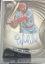 2022 Topps Chrome Black - Autographs Dylan Carlson #CBA-DC Refractor /150 (AU)