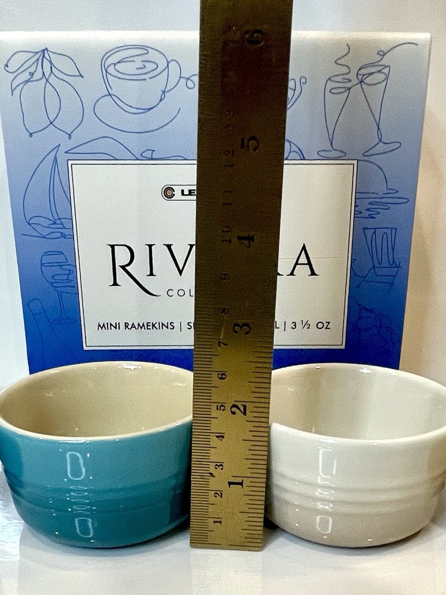 NIB Le Creuset Riviera Collection Mini Ramekins Set Of 4 Multi