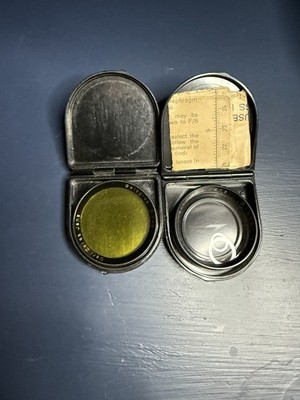 Slip-On/Over Filter CARL ZEISS JENA Dx42 Contrast And Distar 3x42 W/ Case
