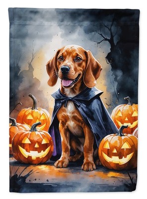 Caroline's Treasures Vizsla Puppy Halloween Garden Flag DAC8454GF