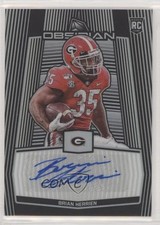 2020 Panini Obsidian Draft Picks Auto 23/99 Brian Herrien #83 Auto 0a3