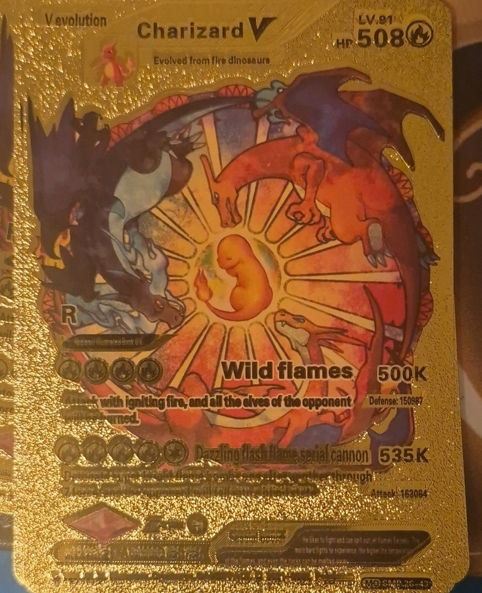 Pokémon Charizard V 3G-43 Full Art Foil V Evolution Flame 508 HP
