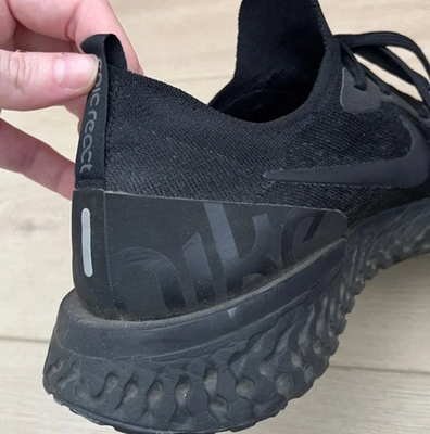 Nike 2018 Epic React Flyknit Triple Black Tennis Shoes Sneakers