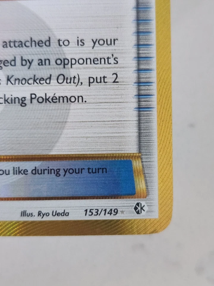 Rocky Helmet (Secret) 153/149 Boundaries Crossed Holo Pokémon Vintage Tcg Gold - Image 2 of 4