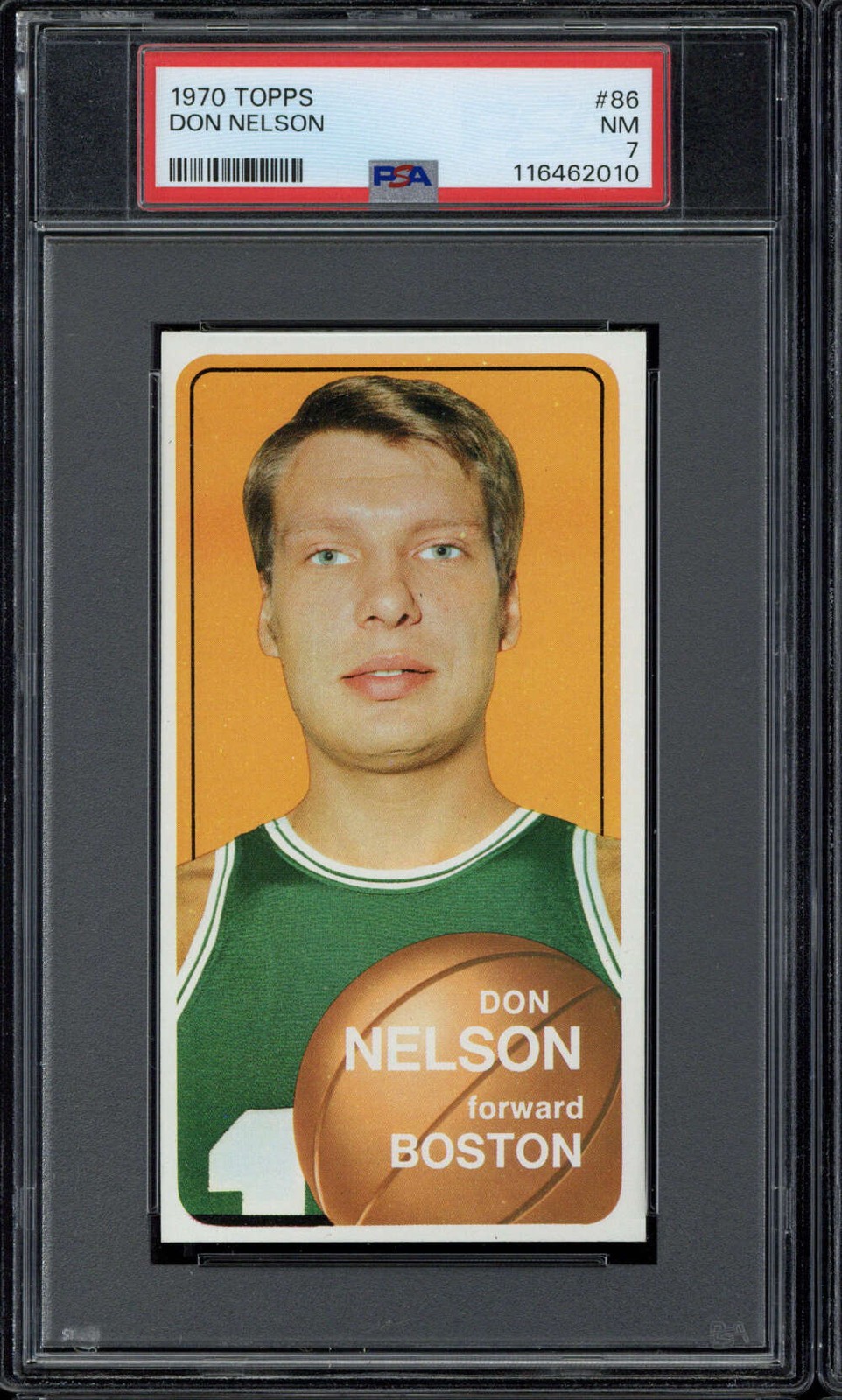1970-71 Topps #86 Don Nelson Celtics PSA 7 Near Mint