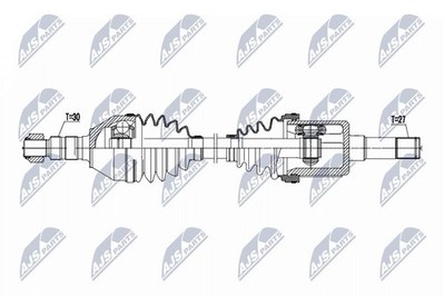 Original NTY Antriebswelle NPW-PL-167 für Cadillac Opel Saab