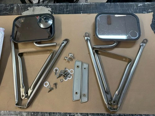 92-96 Ford Truck Bronco Sideview Tow Mirrors & Brackets 1992-1996 SS OEM