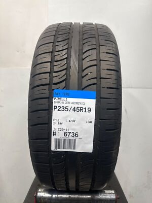 1 Used Pirelli Scorpion Zero Asimmetrico P235/45R19 2354519 235/45/19 99V 8/32