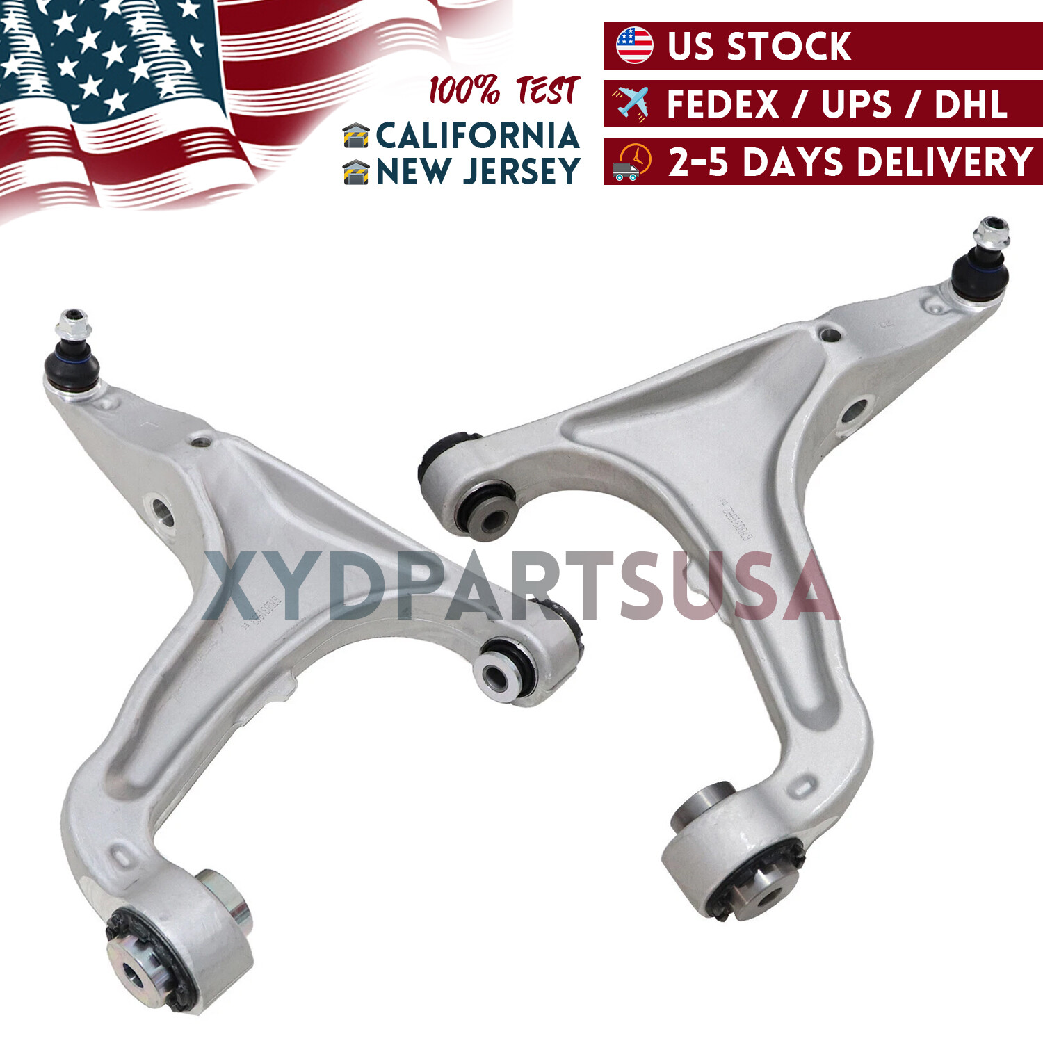 Pair Lower Control Arms Left & Right For 2017-22 Maserati Levante M161 670102478