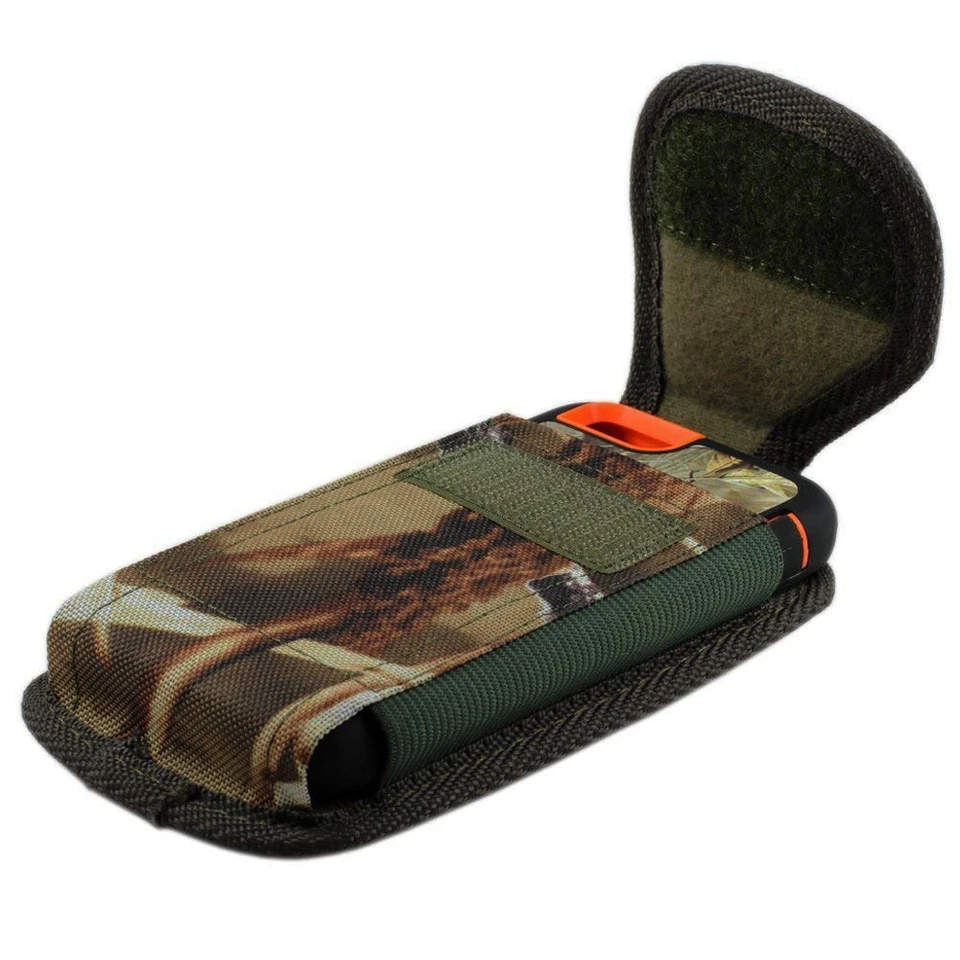 Tree Camo Rugged Nylon Holster Pouch Case Fits Phone with Otterbox Defender ON - Image 2 of 4