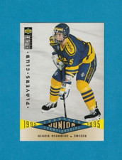 1995-96 Collector's Choice PLAYERS CLUB # 347 Henrik Rehnberg TEAM SWEDEN