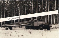 Forstwirtschafts-Fotos Oldtimer DDR VEB IFA LKW G 5 Langholztransporter
