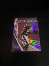 Marquise Brown 2019 Panini Phoenix Catching Fire Pink /199 Ravens 1