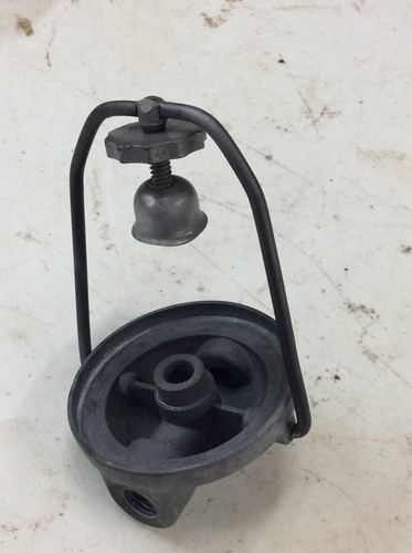 Original AC Domed Corvette SMALL LOGO Fuel Filter Assembly & Bail