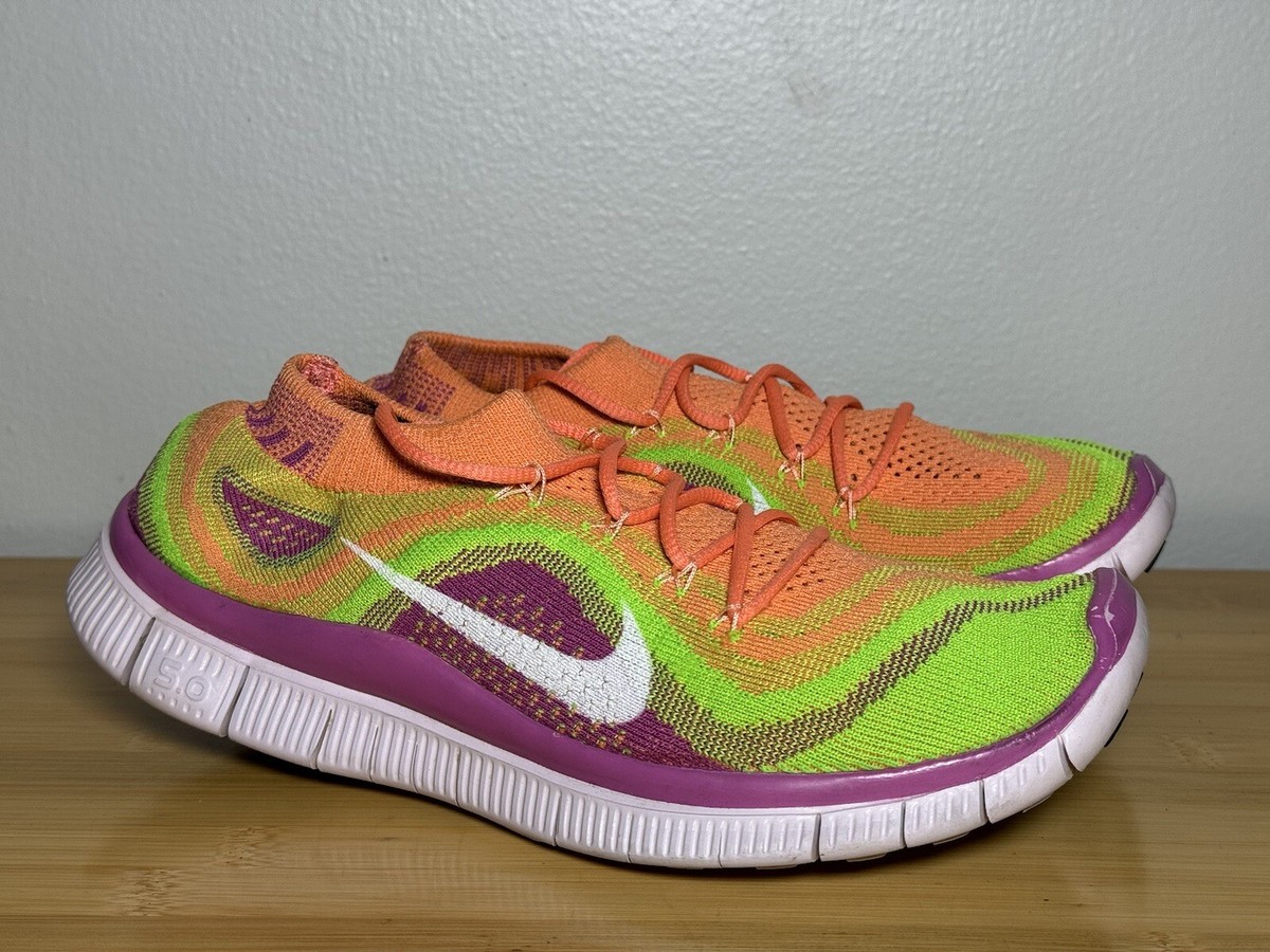 Size Nike Free Flyknit Women's Running Shoes (615806-613)