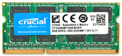 CT102472BF160B Crucial 8GB SoDimm PC12800 Memory - View #4