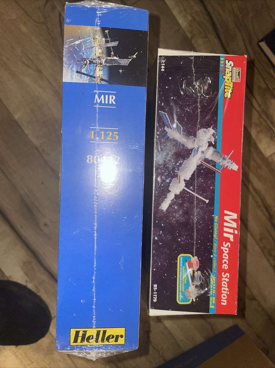 Revell Mir Space Station Snaptite 1/144 & Heller 1/125 80442