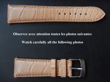 22 mm BRACELET ALLIGATOR