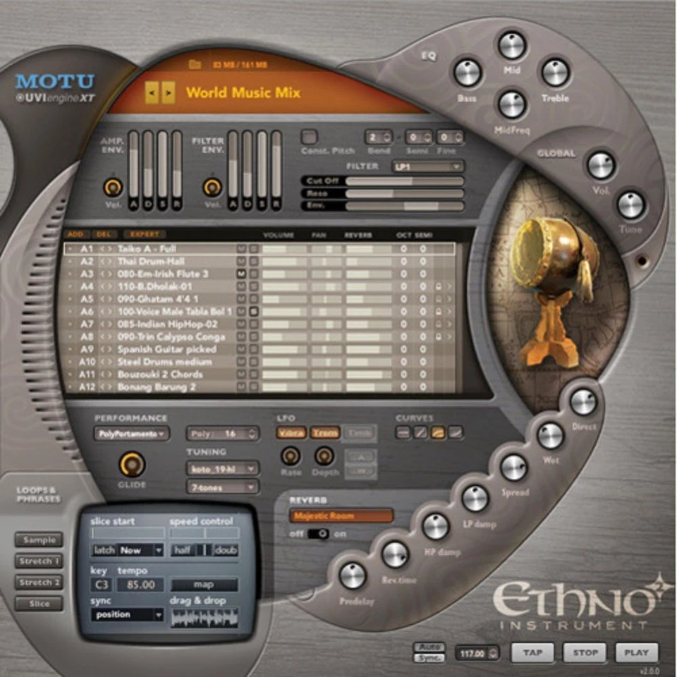 MOTU Ethno Instrument 2 World/Ethnic Virtual Instrument - Image 2 of 2