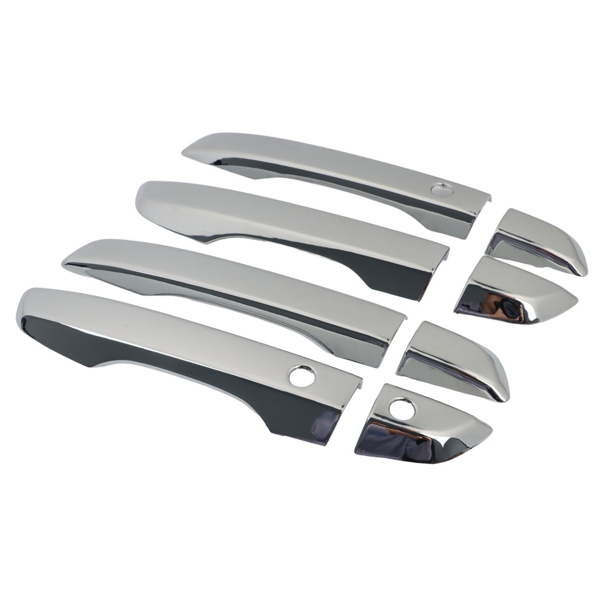 Chrome Side Door Handle Covers – Fits 2016-2020 Honda Civic Coupe – Mirror Finish, Self-Adhesive