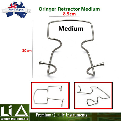 Oringer Retractor Medium 8.5x10cm Cheek Lip Self Retaining Mouth Gag Tongue Hold