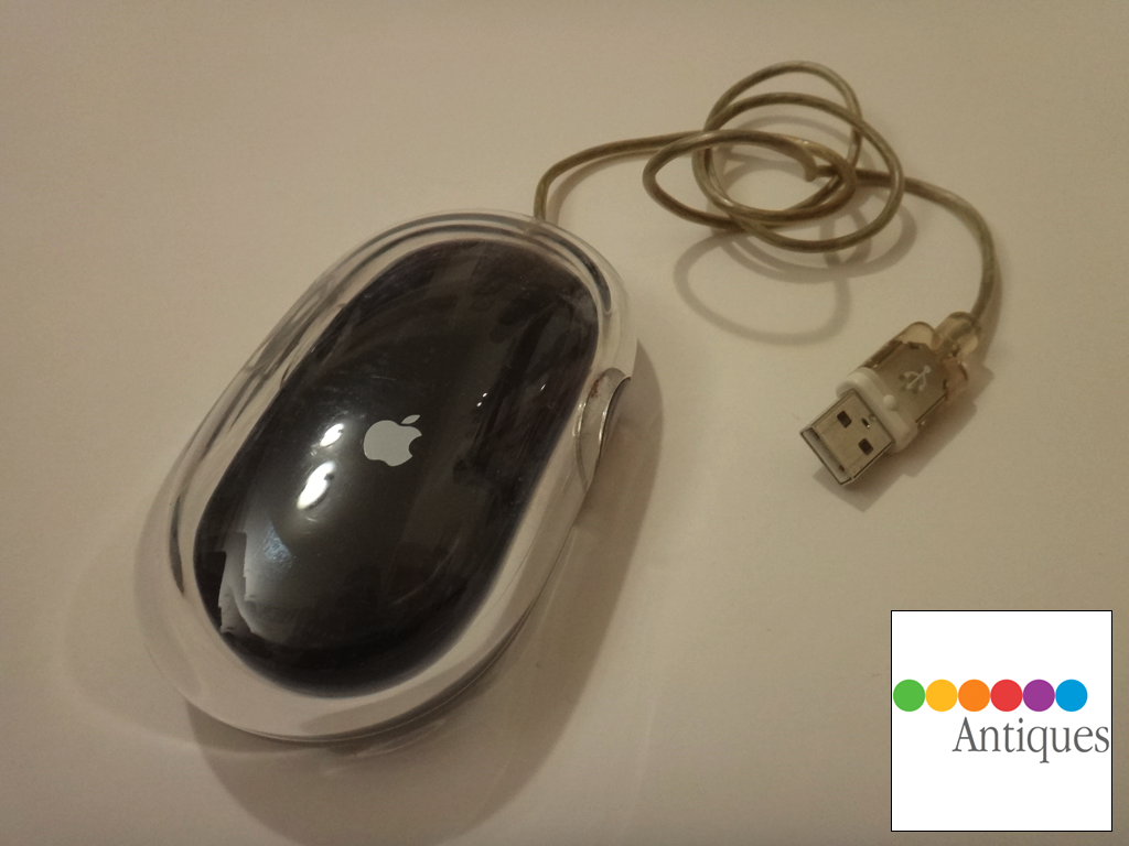 Apple Pro Mouse USB Clear Black for iMac Power Mac G3 G4 Apple Pro Mouse USB Clear Black for iMac Power Mac G3 G4