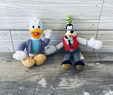 Disney House of Mouse 5  Donald  Goofy Plush Plastic Heads McDonald  s Toys