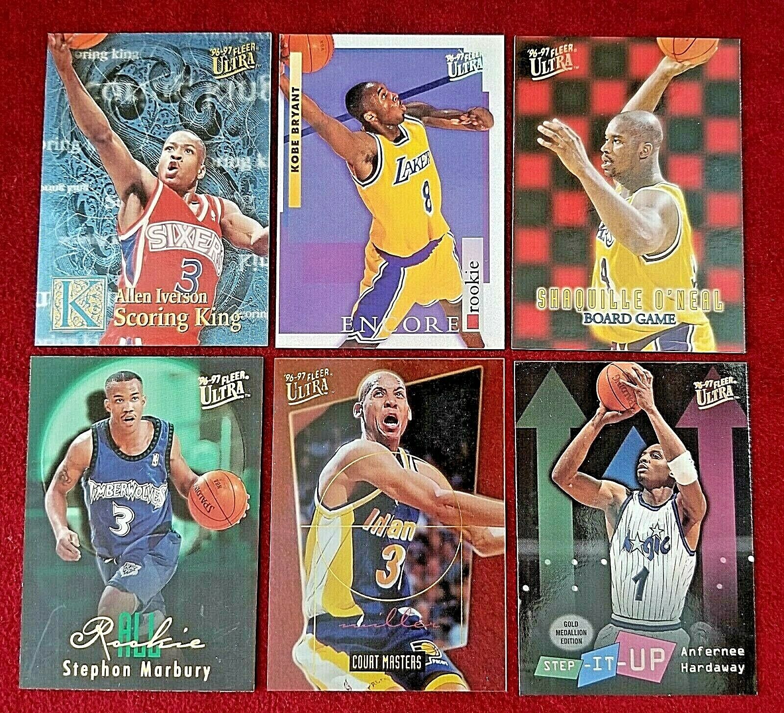 1996-97 Fleer Ultra Iverson Jordan O'Neal Nash Scoring Kings ...