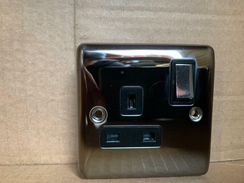Socket Slim Light Socket & Switches & Dimmer switch BLACK NICKEL Range - Picture 7 of 29