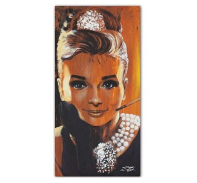 Audrey Hepburn Vinyl Wall Art 50's Icon Movie Star Decor Breakfast At Tiffany's