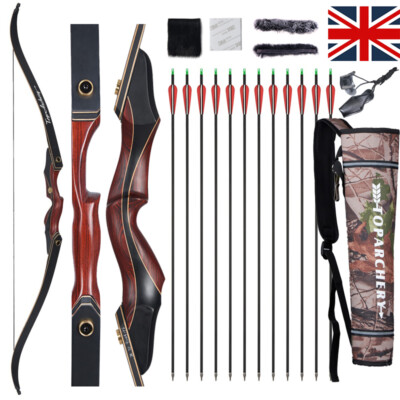 62 Archery Recurve Bow ILF 30-60lbs 19 Riser Takedown Bow