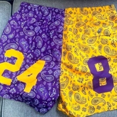 Kobe Bryant Shorts 24 Basketball Shorts