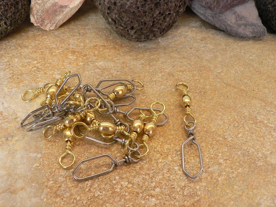 12 SCANDI WIRBEL KARABINER GR. 1 BIS GR. 10 ANGELN SPORT