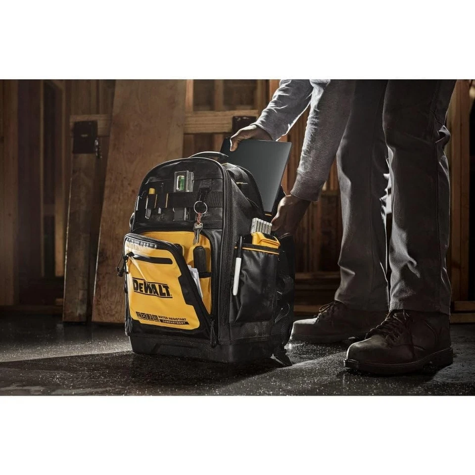 DEWALT Tool Backpack, Tool Storage and Organization, Durable and Water Resistant - Image 4 of 4