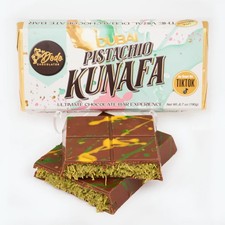 Dodo Dubai Milk Chocolate Pistachio Kunafa Ultimate Chocolate Bar Exp4/2027