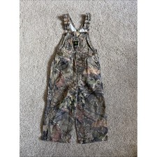 John Deere Camouflage Kids Bib Overalls - Green/Brown Camo