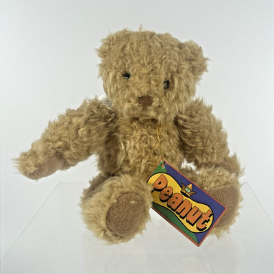 North American Bear Company  Peanut  the Curly Brown Teddy Bear Small Plush 1994