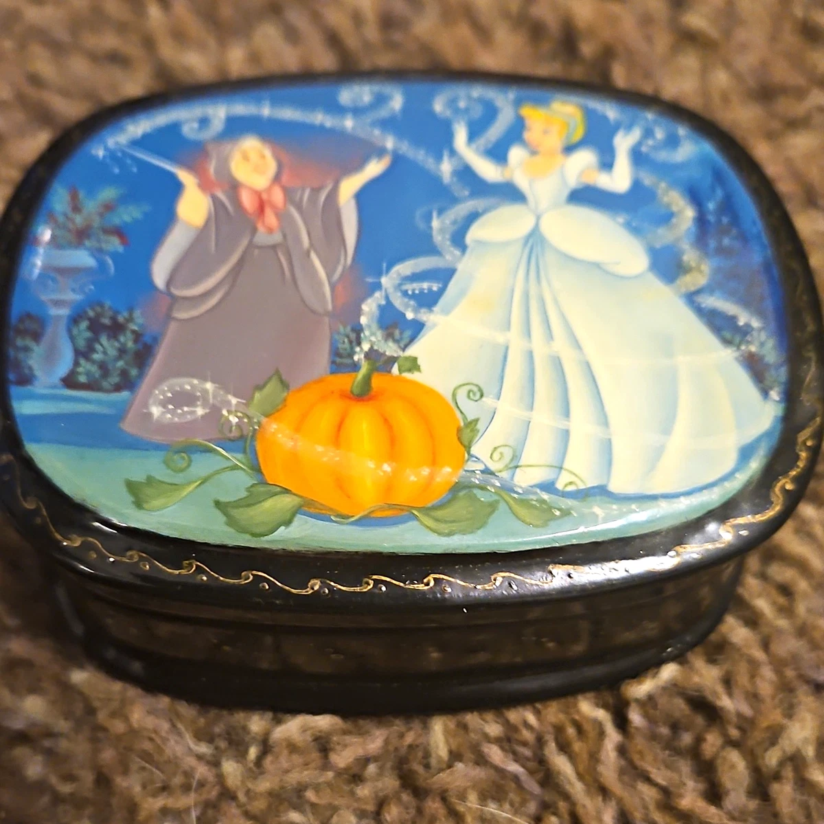 25+ Cinderella Jewelry Box Indiana Collectible Decorative Trinket
