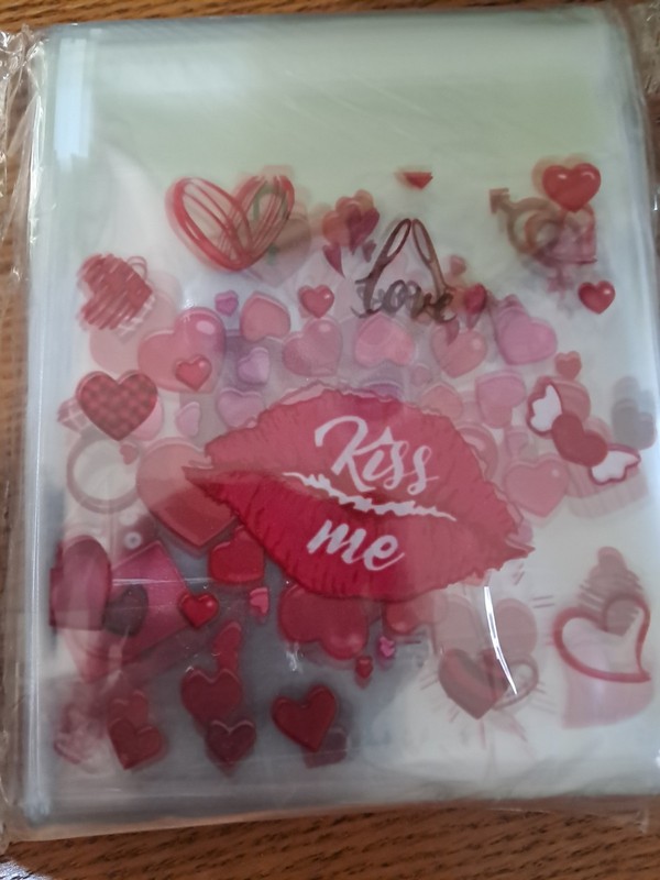 300 Valentines Day Candy Bags Plastic