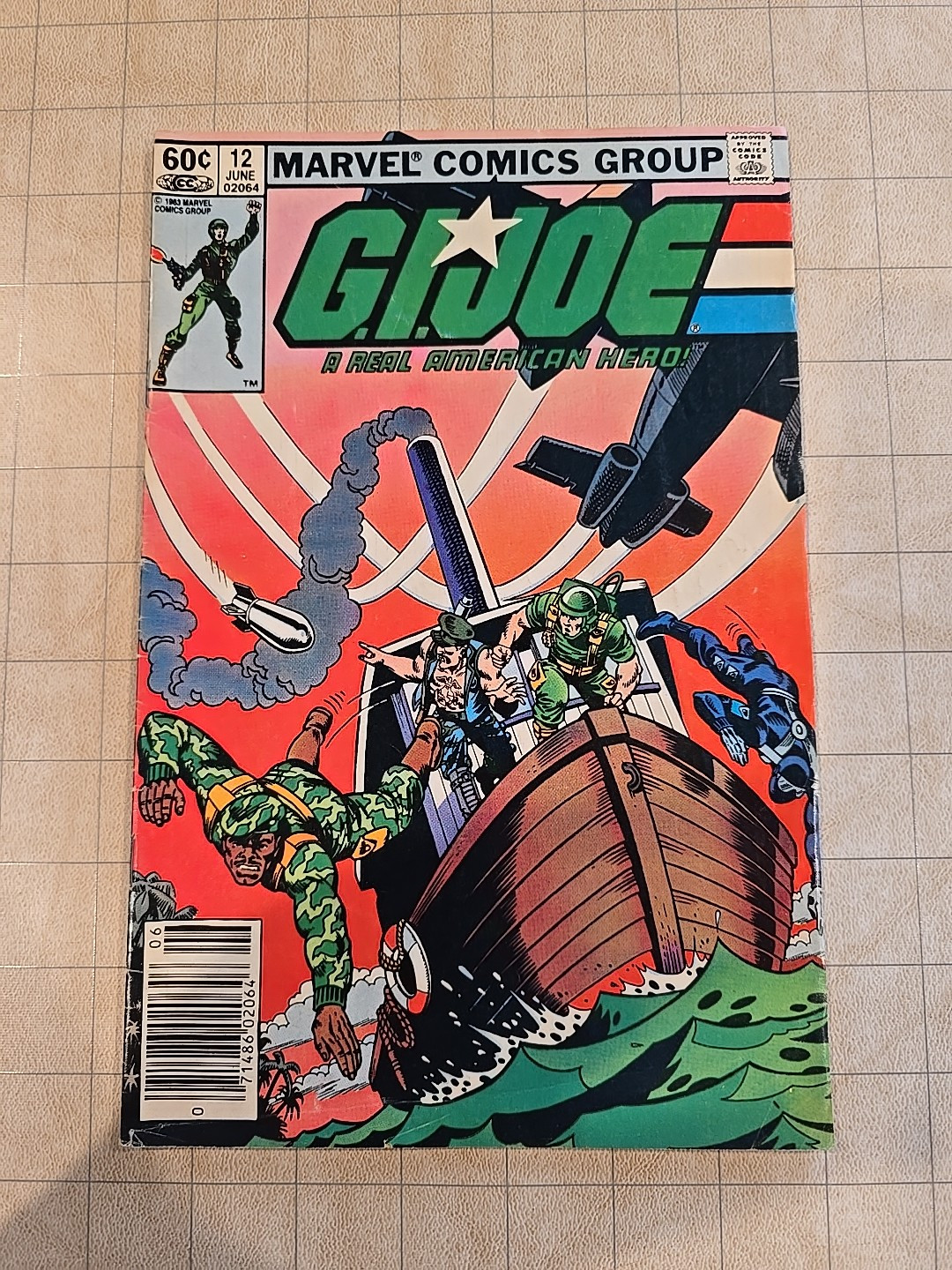 💥G.I. JOE #12 1983- Marvel Comics comic Newsstand