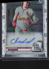 2020 Bowman Chrome - Prospect Autographs Chandler Redmond #CPA-CR (AU, RC)